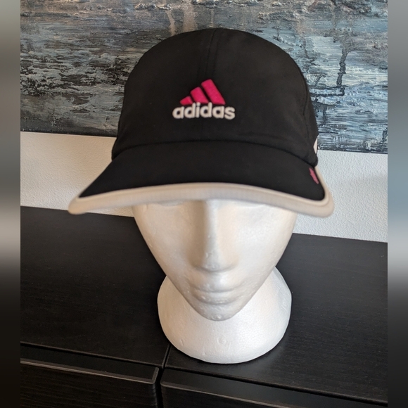 Adidas sports women's climacool cap hat black pink - Picture 3 of 6